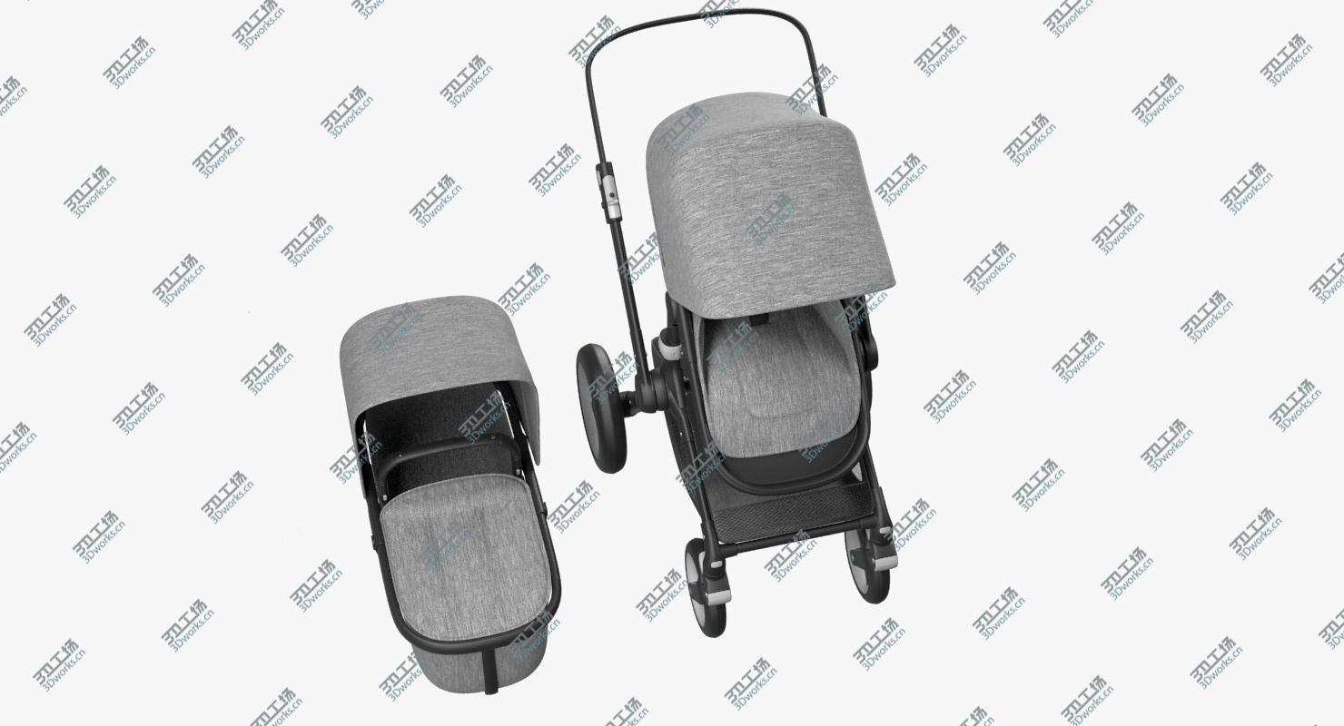 images/goods_img/202105074/Bugaboo Fox Pram and Bassinet 3D model/5.jpg